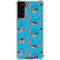 Disney Lilo and Stitch Face Expression Pattern Galaxy S21 FE Clear Case